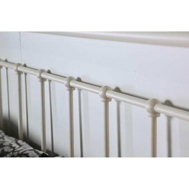 IRIA Vintage White Full Bed - My Sweet Home Furniture (Queens, NY)