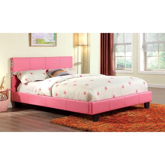 Evans E.King & Cal.King Bed Espressso, White, & Camel - My Sweet Home Furniture (Queens, NY)