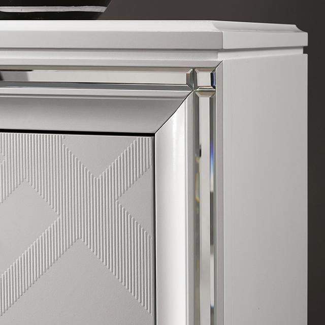 EMMELINE Chest, White - My Sweet Home Furniture (Queens, NY)