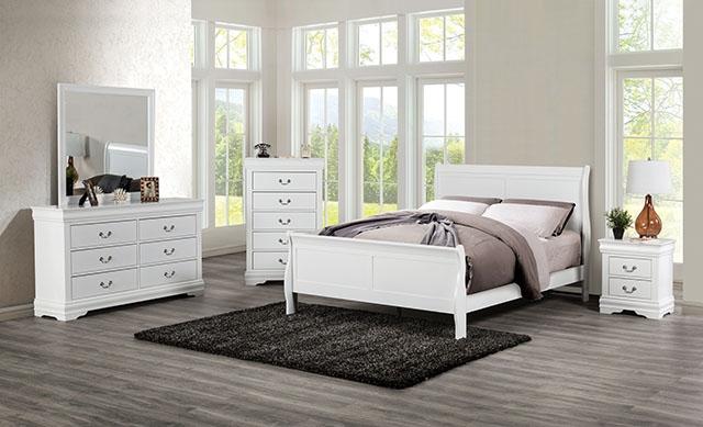 Louis Philippe Nightstand - My Sweet Home Furniture (Queens, NY)