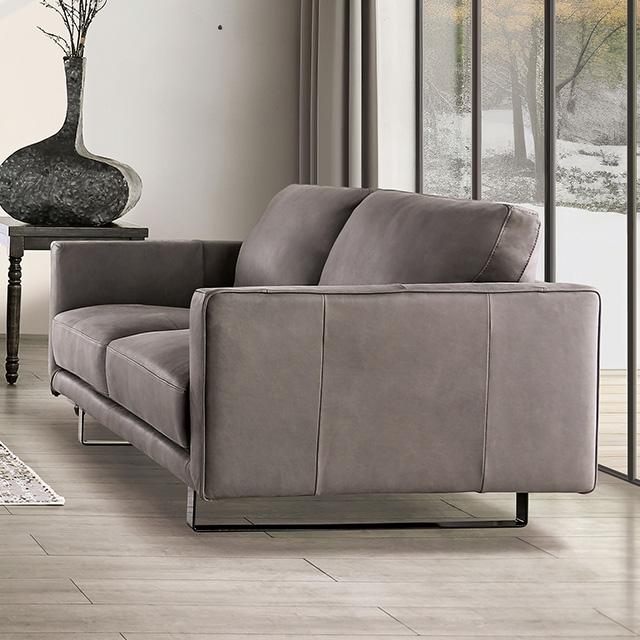 Mezzanotte Loveseat Gray - My Sweet Home Furniture (Queens, NY)