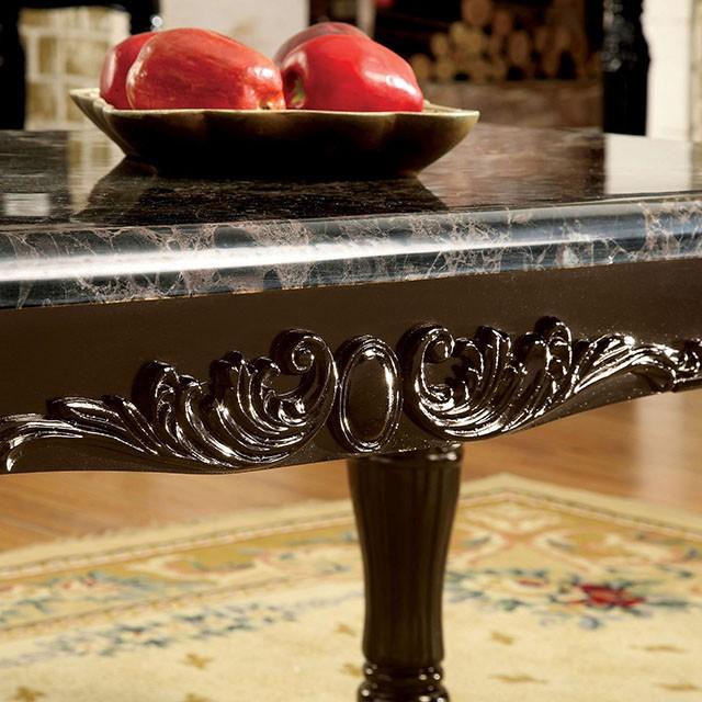 Brampton Espresso/Black Faux Sofa Table - My Sweet Home Furniture (Queens, NY)