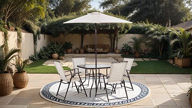 Fallone 7 Pc. Outdoor Dining Set - My Sweet Home Furniture (Queens, NY)