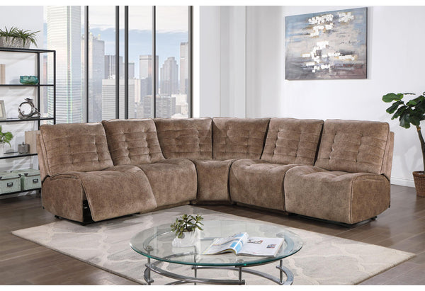 BUILD IT YOUR WAY U6066 DOMINO SMOKE 4 SEATER (2 POWER)