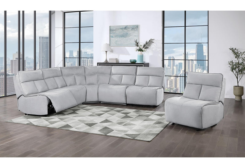 BUILD IT YOUR WAY U8088 GREY 3 POWER SOFA - My Sweet Home Furniture (Queens, NY)