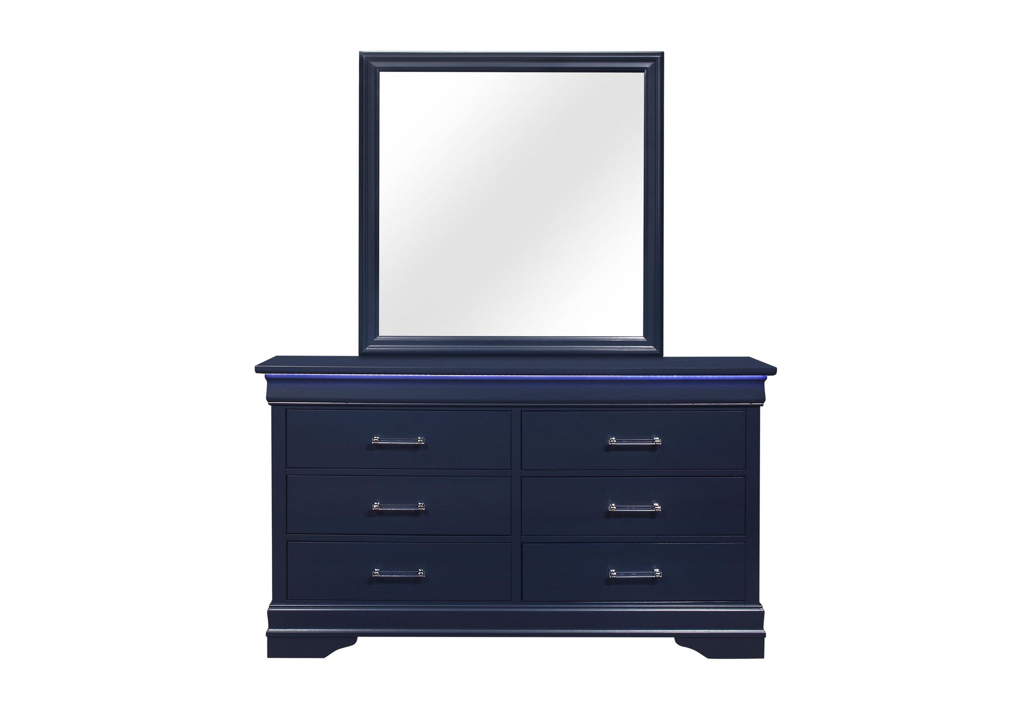 electric blue dresser Electric Blue AOM Mid Century Bamboo Dresser