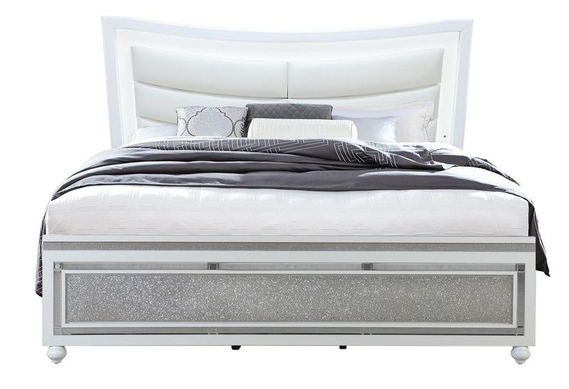 COLLETE WHITE QUEEN BED - My Sweet Home Furniture (Queens, NY)