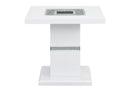 MONACO WHITE END TABLE