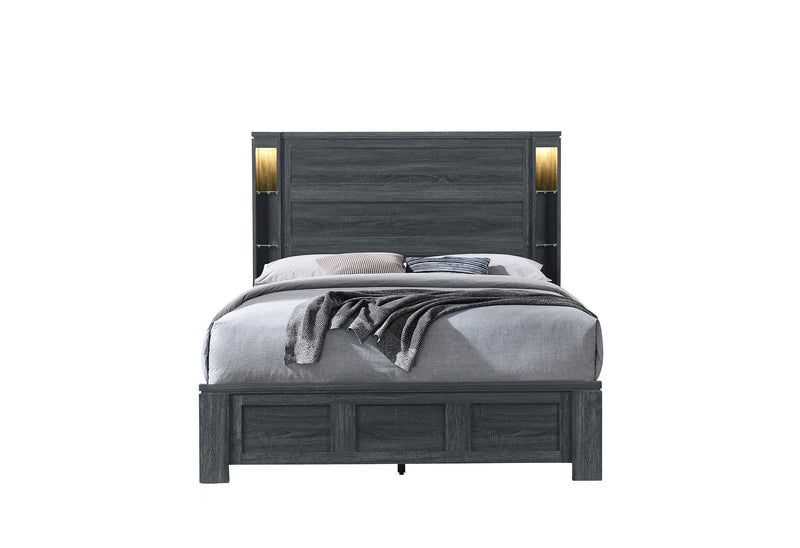 CYPRESS DARK GREY QUEEN BED - My Sweet Home Furniture (Queens, NY)