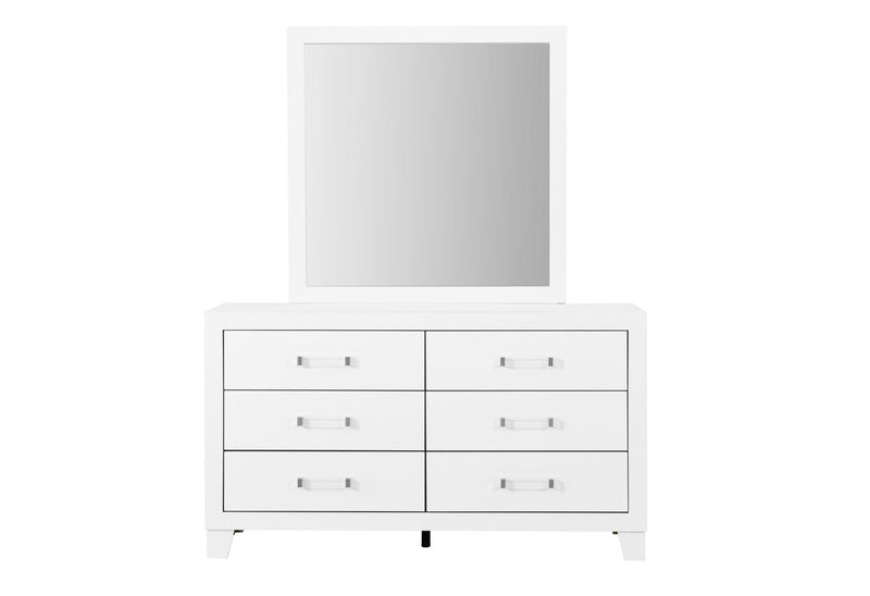 LUCCIA WHITE MIRROR - My Sweet Home Furniture (Queens, NY)
