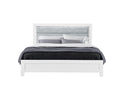 LUCCIA WHITE FULL BED WITH LED