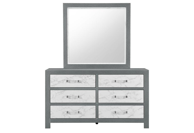 MICAH GREY MIRROR - My Sweet Home Furniture (Queens, NY)