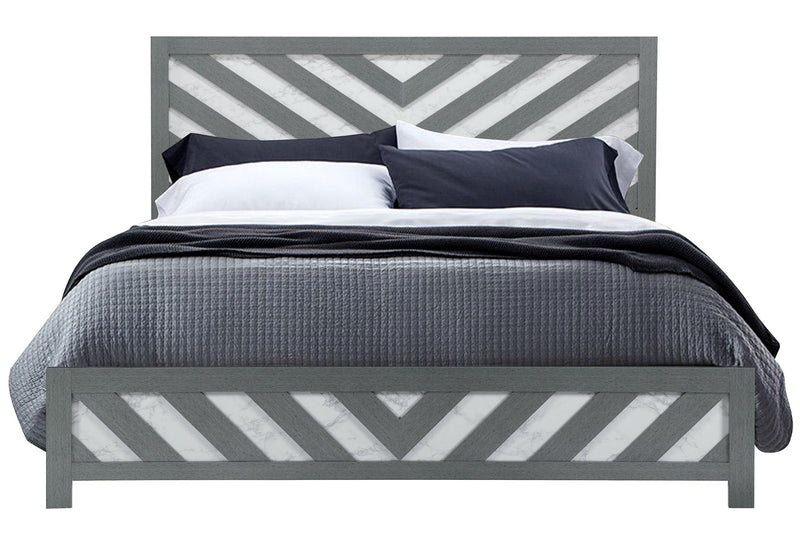 MICAH GREY QUEEN BED - My Sweet Home Furniture (Queens, NY)