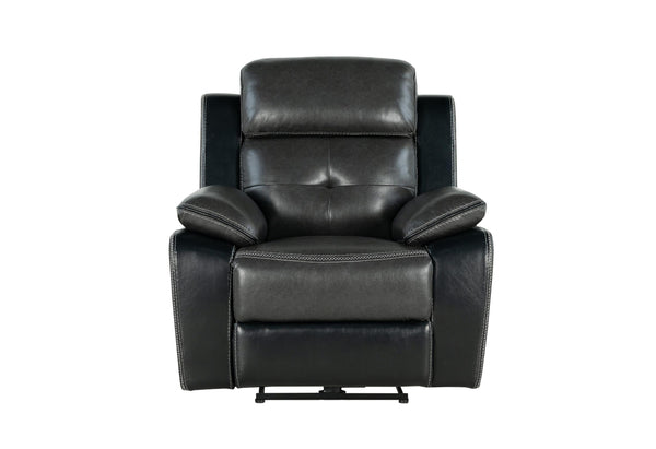 U5050 BLANCHE CHARCOAL/BLACK POWER RECLINER image