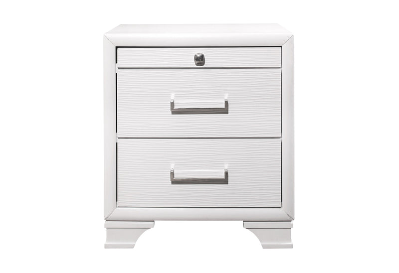 Jordyn White Nightstand - My Sweet Home Furniture (Queens, NY)
