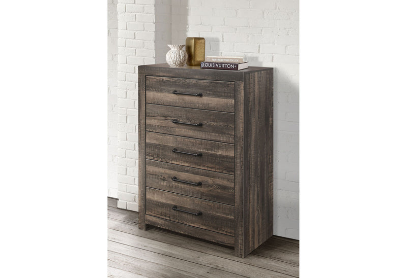Linwood Dark Oak Chest - My Sweet Home Furniture (Queens, NY)