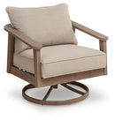 Harmony Headlands Outdoor Swivel Lounge with Cushion - My Sweet Home Furniture (Queens, NY)