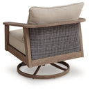 Harmony Headlands Outdoor Swivel Lounge with Cushion - My Sweet Home Furniture (Queens, NY)