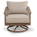Harmony Headlands Outdoor Swivel Lounge with Cushion - My Sweet Home Furniture (Queens, NY)
