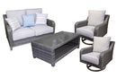 Elite Park Outdoor Loveseat, Lounge Chairs and Cocktail Table - My Sweet Home Furniture (Queens, NY)