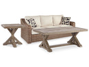 Beachcroft Beachcroft Nuvella Sofa with Coffee and End Table - My Sweet Home Furniture (Queens, NY)