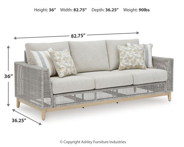 Seton Creek Outdoor Seating Set - My Sweet Home Furniture (Queens, NY)