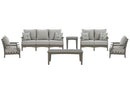 Visola Outdoor Sofa and Loveseat Set - My Sweet Home Furniture (Queens, NY)
