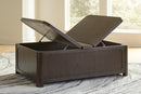 Breckington Coffee Table With Storage - My Sweet Home Furniture (Queens, NY)
