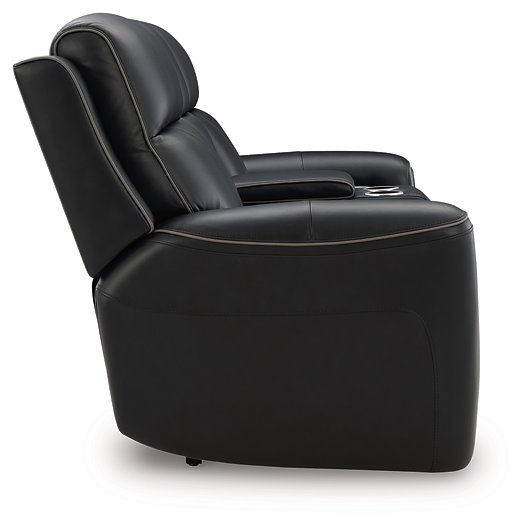 5Z-Relaxation Power Reclining Loveseat with Console - My Sweet Home Furniture (Queens, NY)