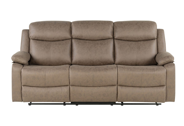 U6026 Brown Reclining Sofa