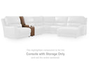 DeepWakes Reclining Sectional with Storage Console