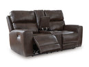 Crossplex Power Reclining Loveseat with Console
