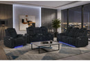 U8000 Pwr Rec Sofa/Pwr Console Rec Loveseat with PHR