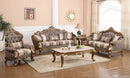 Amelia Traditional Style Coffee Table in Bronze finish Wood