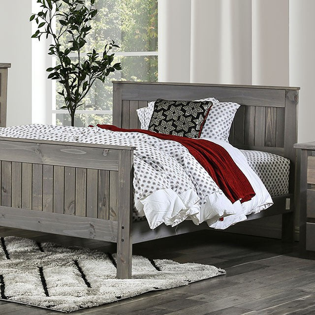 Rockwall Bed Grey & White - My Sweet Home Furniture (Queens, NY)