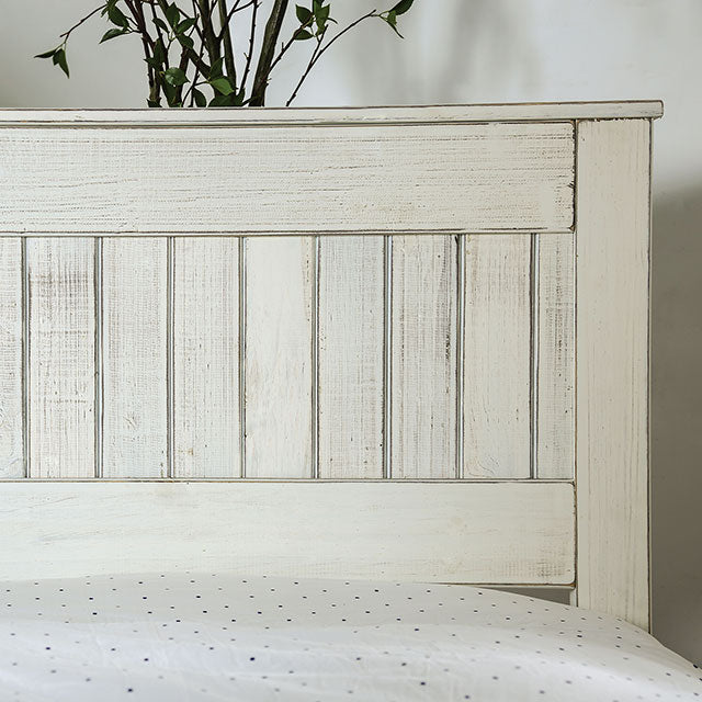Rockwall Full, Queen, & Twin Bed White, Gray, & White - My Sweet Home Furniture (Queens, NY)
