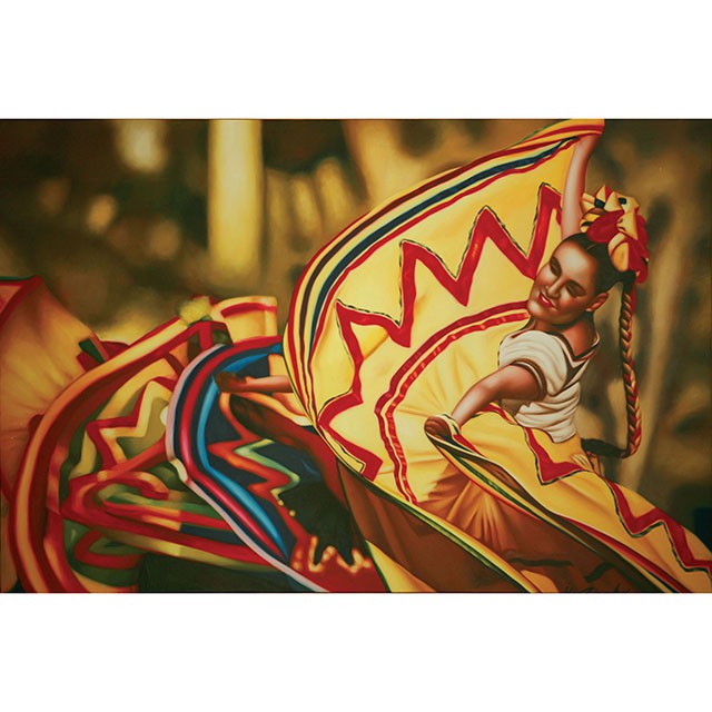Danza Folklorica Printed Canvas Painting - My Sweet Home Furniture (Queens, NY)