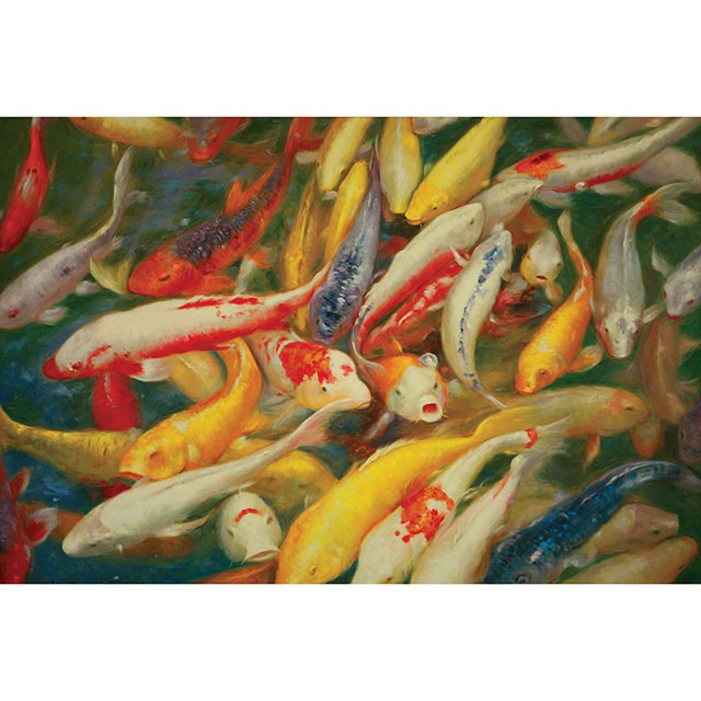Koi Printed Canvas Painting - My Sweet Home Furniture (Queens, NY)