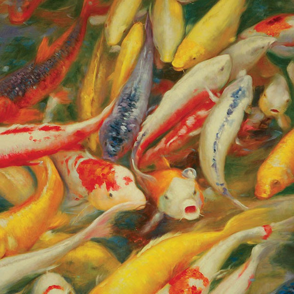 Koi Printed Canvas Painting - My Sweet Home Furniture (Queens, NY)