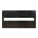 Luminar Black Glass-Insert Dining Table
