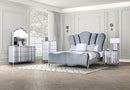 Melodi Parc E.King & Queen Bed Black & Silver