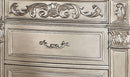 Platinum Traditional Style Nightstand in Gold finish Wood