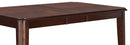Pam Transitional Style Dining Table in Espresso finish Wood