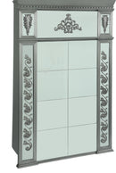 Astrid Modern Style Mirror with Metal Finish
