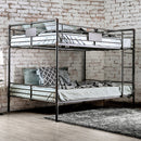 Olga I Antique Black Full/Full Bunk Bed