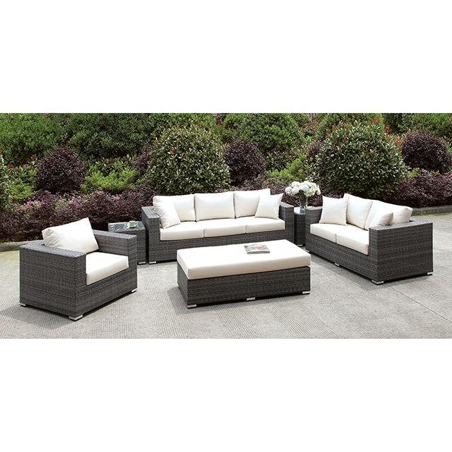 Somani 3 PC SET + BENCH + 2 End TableS - My Sweet Home Furniture (Queens, NY)