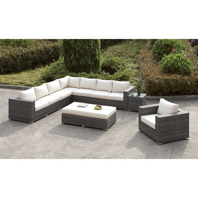 Somani L-Sectional + Chair + Ottoman - My Sweet Home Furniture (Queens, NY)