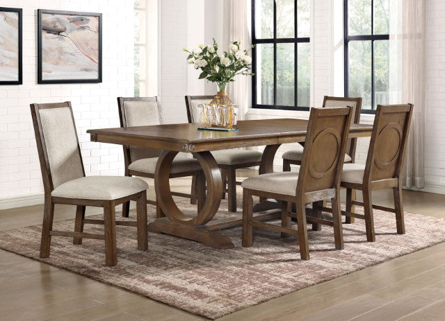 Monclova 7 Pc Dining Table Set - My Sweet Home Furniture (Queens, NY)