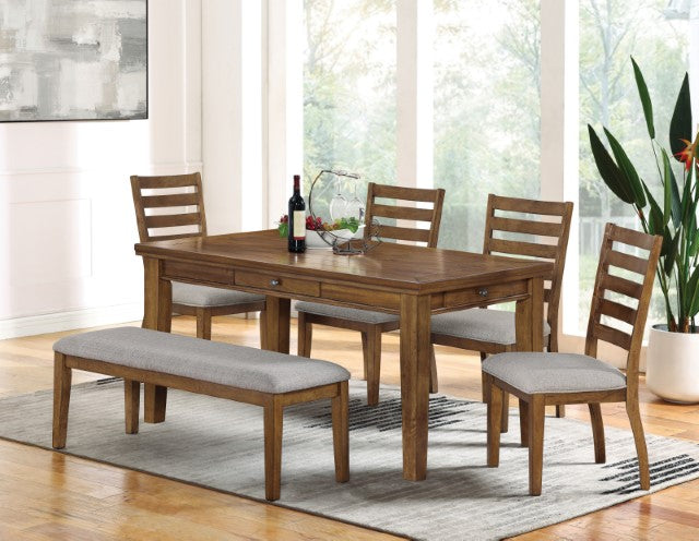 Rapidview 6 Pc Dining Table Set with Bench - My Sweet Home Furniture (Queens, NY)