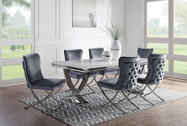 Wadenswil 7 Pc Dining Table Set - My Sweet Home Furniture (Queens, NY)